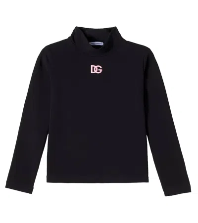 DOLCE & GABBANA DG COTTON-BLEND T-SHIRT