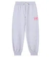 Dolce & Gabbana Dg Cotton Fleece Sweatpants In Gray