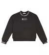 Dolce & Gabbana Dg Cotton Jersey Sweatshirt In Black