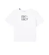 Dolce & Gabbana Kids' Dg Cotton Jersey T-shirt In White