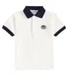Dolce & Gabbana Embroidered Logo Cotton Pique Polo Shirt 4-12 Years In White
