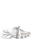 Dolce & Gabbana Dg Country Road Sneaker In Leather And Fabric In White
