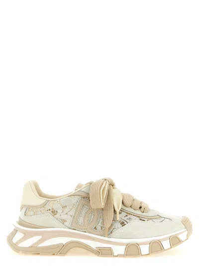 Dolce & Gabbana Dg Country Road Sneakers Beige In Neutral
