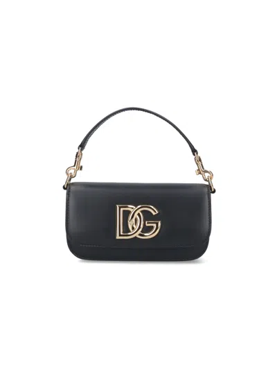 Dolce & Gabbana Dg Crossbody Bag In Black  