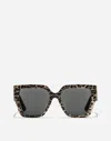 Dolce & Gabbana Dg Crossed Sunglasses In Brown