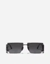Dolce & Gabbana Dg Crystal Sunglasses In Black