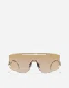 Dolce & Gabbana Dg Crystal Sunglasses In Gold