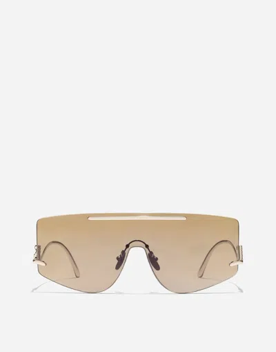 Dolce & Gabbana Dg Crystal Sunglasses In Gold