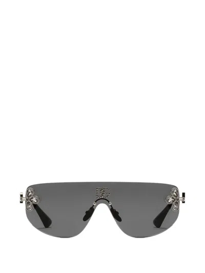 Dolce & Gabbana Dg Crystals Sunglasses In Gray