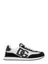 Dolce & Gabbana Dg Cushion Black/white Sneakers In Black