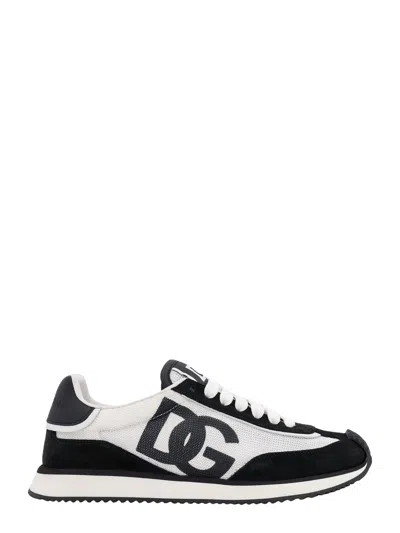 DOLCE & GABBANA DG CUSHION BLACK/WHITE SNEAKERS