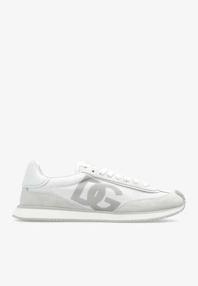 Dolce & Gabbana Dg Cushion Lace-up Sneakers In White
