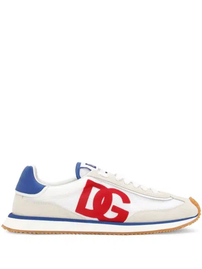 DOLCE & GABBANA DOLCE & GABBANA DG CUSHION LEATHER SNEAKERS