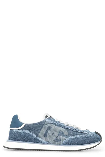 Dolce & Gabbana Dg Cushion Low-top Sneakers In Blue