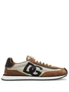 Dolce & Gabbana Dg Cushion Low-top Sneakers In Brown