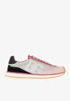 Dolce & Gabbana Cushion Sneakers With Rubber Sole And Leather Trim In Multicolor