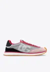 Dolce & Gabbana Cushion Sneakers With Rubber Sole And Leather Trim In Multicolor