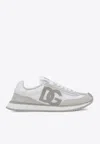 Dolce & Gabbana Dg Cushion Mixed-material Sneakers In White