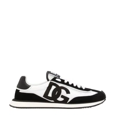 DOLCE & GABBANA DOLCE  GABBANA DG LOGO LACE-UP SNEAKERS