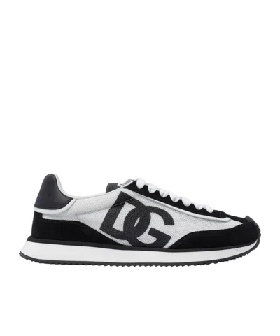 DOLCE & GABBANA DOLCE  GABBANA DG LOGO PRINTED LOW-TOP SNEAKERS