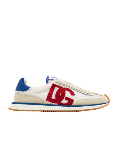 DOLCE & GABBANA DOLCE  GABBANA DG LOGO PRINTED LOW-TOP SNEAKERS