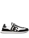 Dolce & Gabbana Mixed-material Dg Cushion Sneakers In Weiss