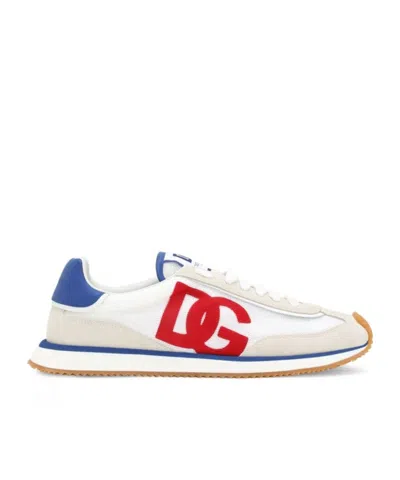 DOLCE & GABBANA DOLCE  GABBANA DG LOGO LACE-UP SNEAKERS