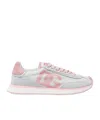 Dolce & Gabbana Canvas And Suede Sneakers In White