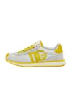 Dolce & Gabbana Dg Cushion Mixed-material Sneakers In White