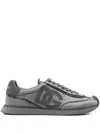 Dolce & Gabbana Cushion Nylon Sneakers Rubber Sole In Gray