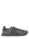 Dolce & Gabbana Cushion Nylon Sneakers Rubber Sole In Gray