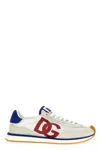 Dolce & Gabbana Mixed-material Dg Cushion Sneakers In Multi