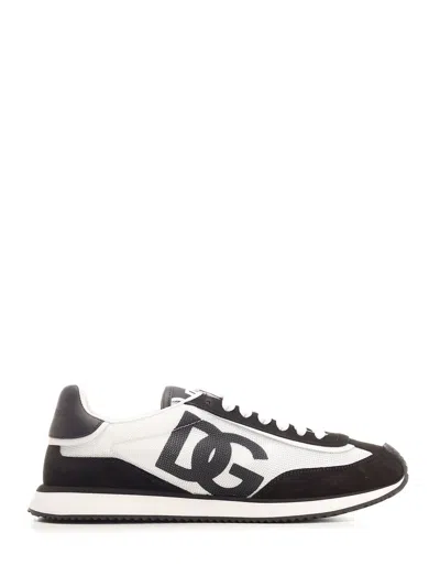 DOLCE & GABBANA DG CUSHION SNEAKER SNEAKERS WHITE
