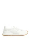 Dolce & Gabbana White Low Top Sneakers With Logo Patch On Tongue And Side In Leather Man In White