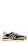 Dolce & Gabbana Cushion Sneakers With Mesh And Suede