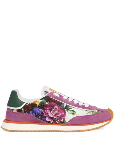 Dolce & Gabbana Dg Cushion Sneakers In Purple