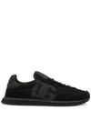 Dolce & Gabbana Low Top Sneakers Featuring Suede Accents In Black