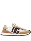 Dolce & Gabbana White Calf Leather Sneakers. Brown Calf Leather Sneakers