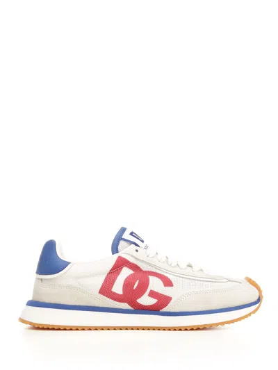 Dolce & Gabbana Dg Cushion Trainers Beige In Multicolor