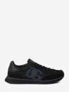 Dolce & Gabbana Low Top Sneakers Featuring Suede Accents In Black