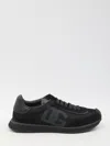 Dolce & Gabbana Low Top Sneakers Featuring Suede Accents In Black