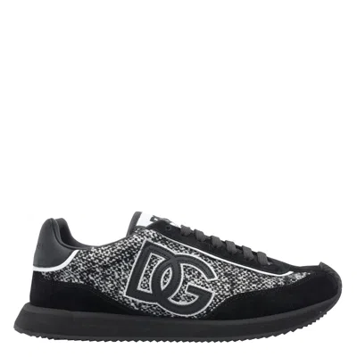 Dolce & Gabbana Dolce&gabbana Men Dg Cushion Sneakers In Black