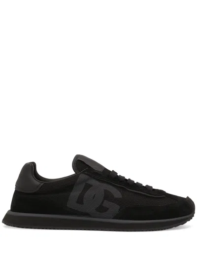 Dolce & Gabbana Dg Cushion Sneakers In Black