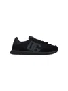 Dolce & Gabbana Dg Cushion Leather Blend Sneaker In Black