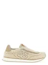 Dolce & Gabbana Casual Round Toe Sneakers With Teddy Effect In Brown