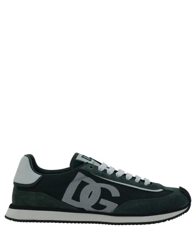 Dolce & Gabbana Dg Cushion Sneakers In Green