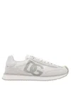 Dolce & Gabbana Dg Cushion Mixed-material Sneakers In White