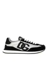 Dolce & Gabbana Mixed-material Dg Cushion Sneakers In White