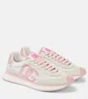 Dolce & Gabbana Canvas And Suede Sneakers In White