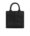 Dolce & Gabbana Dg Daily Leather Tote Bag In Black